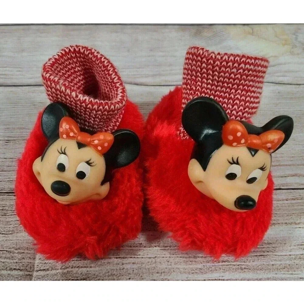 Disney Mickey Mouse Club Minnie Mouse Slippers
